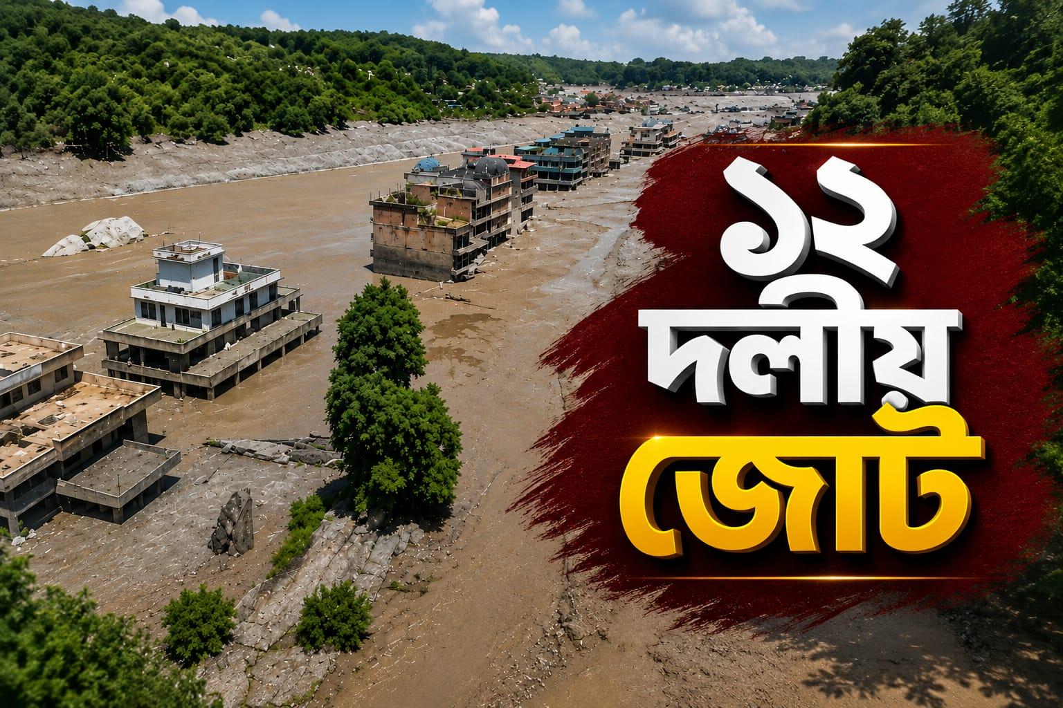 নেপালের ভয়াবহ বন্যায় ১২ দলীয় জোটের শোক, ১২ সেপ্টেম্বর ‘জুলাই জাগরণ’ আলোচনা সভা
