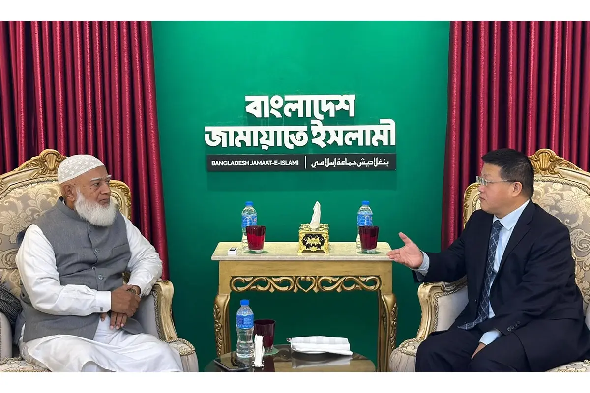 কূটনৈতিক তৎপরতা: জামায়াত আমির ডা. শফিকুর রহমানের সঙ্গে চীনের রাষ্ট্রদূত ইয়াও ওয়েনের সৌজন্য সাক্ষাৎ!